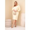 230952 4 damske saty plus size s vystrihem do v velikost uni barva tyrkysova