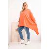 230982 5 damska tunika plus size z bavlny s asymetrickym spodnim lemem velikost uni barva ruzova