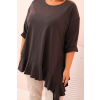 Dámské tričko Plus Size ART25196 (Velikost UNI, Barva Černá)