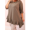 Dámské tričko Plus Size ART25196 (Velikost UNI, Barva Černá)