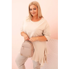 Dámské tričko Plus Size ART25196 (Velikost UNI, Barva Černá)