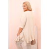 Dámské tričko Plus Size ART25196 (Velikost UNI, Barva Černá)