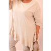 Dámské tričko Plus Size ART25196 (Velikost UNI, Barva Černá)