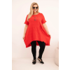 Dámská halenka Plus Size ART8025 (Velikost UNI, Barva Růžová)