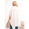 Dámská košile Plus Size 21123 (Velikost UNI, Barva Zelená)