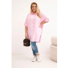 Dámská košile Plus Size 21123 (Velikost UNI, Barva Zelená)