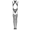 Obsessive Bodystocking G327 (Velikost S/L, Barva Černá)