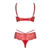 Obsessive Loventy 2-pcs set (Velikost S/M, Barva Červená)