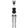 Kostým Obsessive Bunny costume (Velikost S/M, Barva Černá)