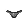Tanga Obsessive Chemeris panties (Velikost M/L, Barva Černá)