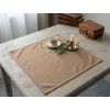 11396 ubrus hnedy 50x50 polyester dadka vracov