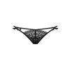 Tanga Obsessive Intensa double thong (Velikost S/M, Barva Černá)