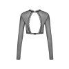 Top Obsessive Mibelia top (Velikost XS/S, Barva Černá)