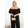 Dámský overal Plus Size 2447 (Velikost UNI, Barva Černá)