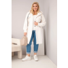 Dámská bunda Plus Size IT127 (Velikost UNI, Barva Smetanová)