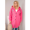 Dámská bunda Plus Size IT127 (Velikost UNI, Barva Smetanová)