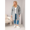 Dámská bunda Plus Size IT127 (Velikost UNI, Barva Smetanová)