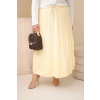 Dámská sukně Plus Size ART3372 (Velikost UNI, Barva Bílá)