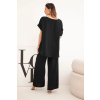 Dámský komplet Plus Size 6416 (Velikost UNI, Barva Modrá)