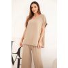Dámský komplet Plus Size 6416 (Velikost UNI, Barva Modrá)