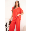 Dámský komplet Plus Size 6416 (Velikost UNI, Barva Modrá)