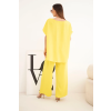 Dámský komplet Plus Size 6416 (Velikost UNI, Barva Modrá)