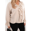 Dámská halenka Plus Size ART92353 (Velikost UNI, Barva Černá)