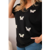 Dámská halenka Plus Size 6802 (Velikost UNI, Barva Modrá)
