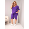 Dámský komplet Plus Size 8254 (Velikost 3XL, Barva Černá)