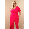 Dámský overal Plus Size 8260 (Velikost 2XL, Barva Černá)