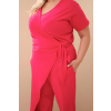 Dámský overal Plus Size 8260 (Velikost 2XL, Barva Černá)