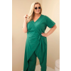 Dámský overal Plus Size 8260 (Velikost 2XL, Barva Černá)