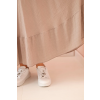 Dámské šaty Plus Size 21682 (Velikost UNI, Barva Smetanová)