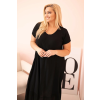 Dámské šaty Plus Size 21682 (Velikost UNI, Barva Smetanová)