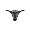 Tanga Obsessive Ezmee thong (Velikost S/M, Barva Černá)