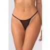 Tanga Obsessive Ezmee thong (Velikost S/M, Barva Černá)
