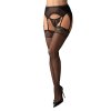 178064 puncochy na podvazkovy pas obsessive shibu stockings velikost l xl barva cerna