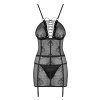 178163 1 komplet obsessive basitta chemise velikost l xl barva cerna