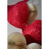 Čipková vystužená podprsenka LovelyBra Rouge 999 Timo 040818