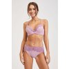 Bezšvová podprsenka BeautyBra s prekrytými kosticami Lilac Fantasy Timo 042830