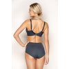 Celokrajková nevystužená podprsenka BraLette Diamond Graphite Timo 010832
