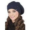 62887 35 damsky baret vivisence 7006 velikost uni barva modra tmave