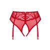 216083 2 podvazky obsessive dagmarie garter panties velikost xs s barva cervena
