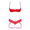 69505 2 set obsessive ingridia 2 pcs crotchless set