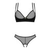 178703 2 komplet obsessive nesari 2 pcs crotchless set velikost xl 2xl barva cerna