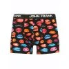 Pánské boxerky John Frank JFBD323 (Velikost M, Barva Černá)