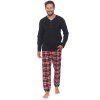 Pánske pyžamo Doctor Nap PMB.4506 black