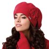 96859 3 damsky baret kamea vicenza velikost uni barva cervena