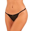 178502 9 tanga obsessive celia noir crotchless thong velikost xl 2xl barva cerna