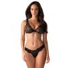 207164 komplet obsessive luvae set velikost l xl barva cerna